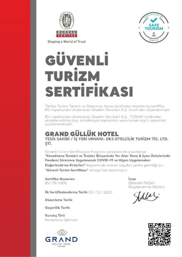 Grand Gulluk Hotel & Spa City Center Анталья Экстерьер фото
